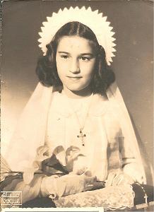 COMMUNIONS ORAN EGLISE ST PIERRE 1953 Aguirre Monique